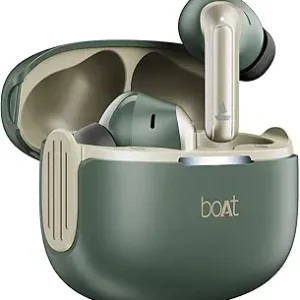 Boat Airdopes 219, 4Mics ENx, 40H Battery, Best in Segment for Calling, Stream Ad Free Music via App Support, Bluetooth Earbuds, TWS Ear Buds Wireless Earphones with mic (Forest Sage)
